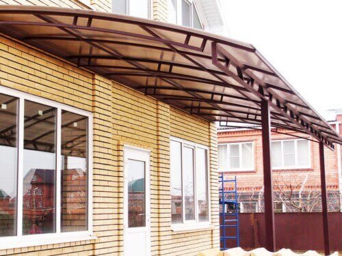 сделать навес на въезде перед домом в новороссийск