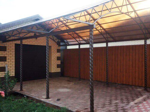 навес из поликарбоната заказать